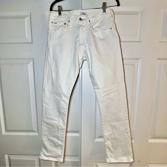 Ralph Lauren Other - Polo Ralph Lauren Varick Slim Straight Jeans Men’s 30x30 White Stretch Denim
